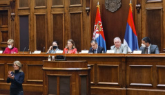 9 December 2021 National Assembly Speaker Ivica Dacic at the Conference on International Human Rights Day